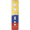 Colombia Flag Distressed Wii Remote Controller Skin